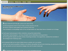 Tablet Screenshot of paartherapie-rostock.com